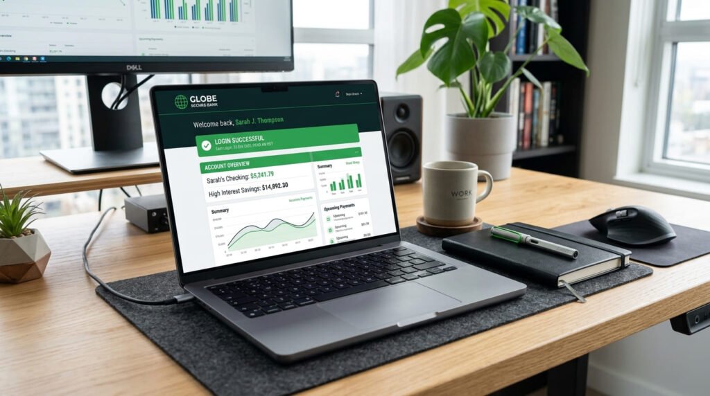 A professional setup of a verified Green Dot account on a smartphone representing secure US banking.