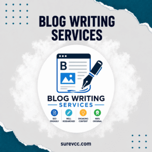 Blog writing services featuring SEO-friendly, well-researched, engaging, and 100% original content